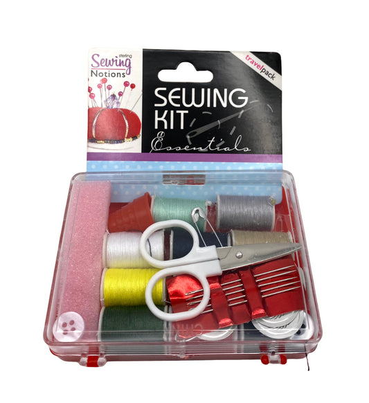 Travel Pack Sewing Kit Travel Dorm On The Go + Extra 30 Pack Sewing Thread