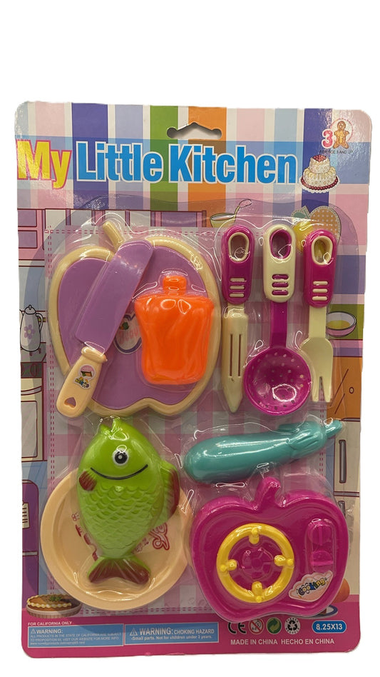 My Little Kitchen Food Play Set On Blister Card