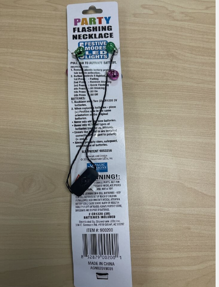 12Pack Party Flashing Necklace Lights Up For Any Occasion Have Fun