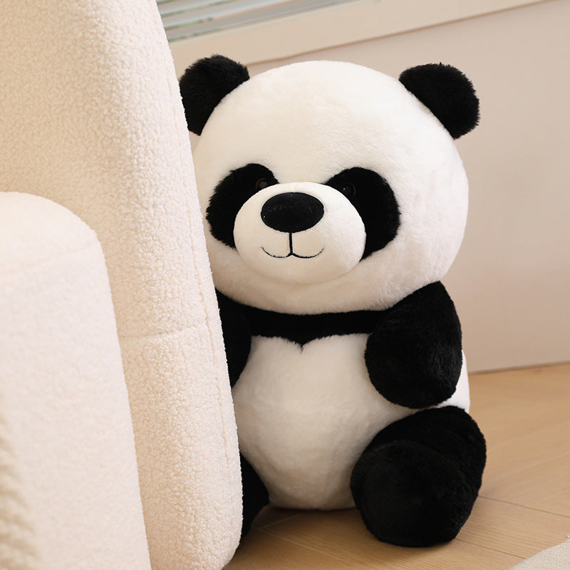 Plush Panda Stuffed Animal Toy, Plush Toy Soft For Kids Adult，Family Bedroom Bedside Decoration