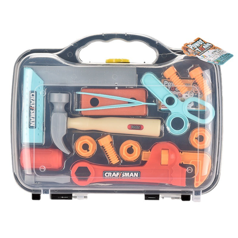 Toolbox Disassembly And Assembly Engineering Storage Box Boys And Girls DIY Assembly Playroom Toys Disassembly Engineering Storage Box DIY Boys And Girls Assemble House Toys