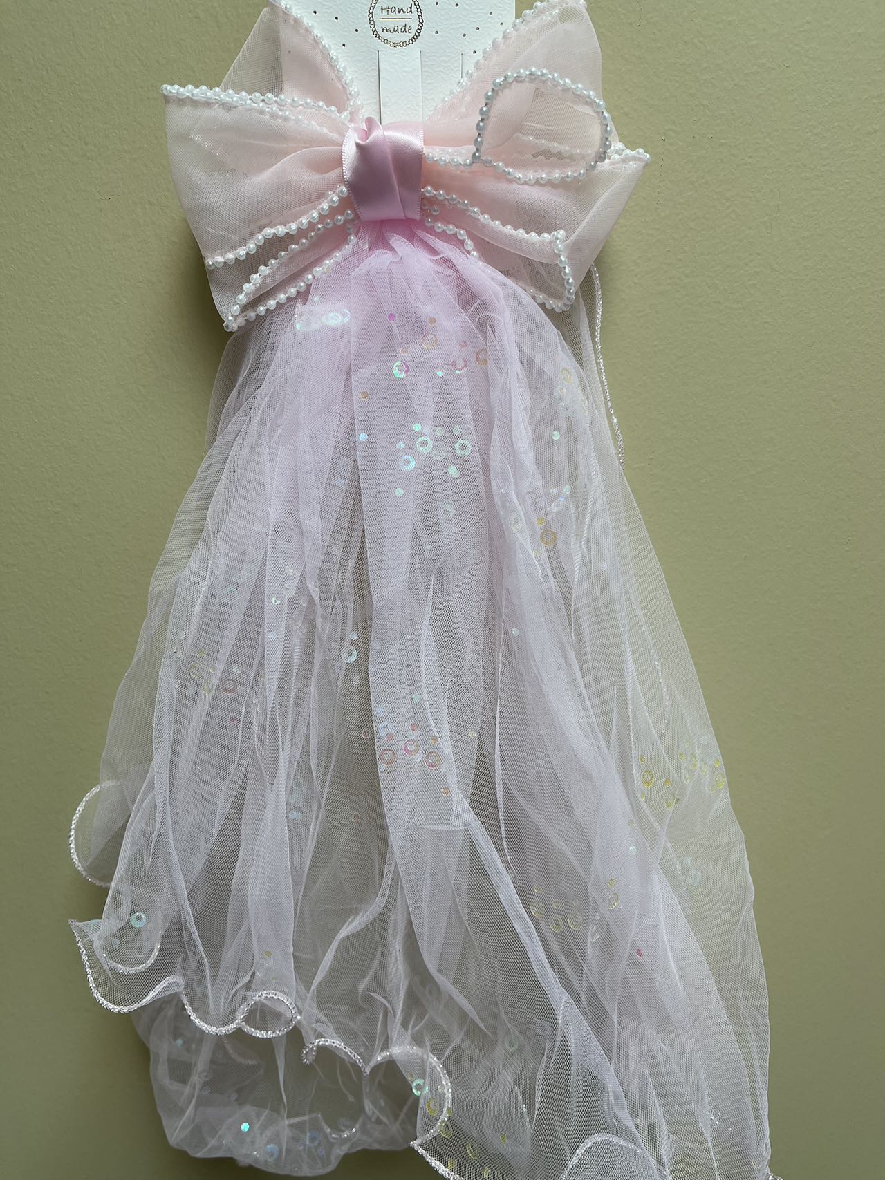 Hair Bow Veil Bachelorette Party Pearl Hair Clips Wedding Veil Bride Headwear Princess Fairy Hair Accessories