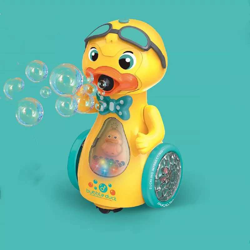 Bubble Blower, Automatic  Duck Bubble Maker Machine ,Musical Toys for Toddlers Indoor Outdoor Gift