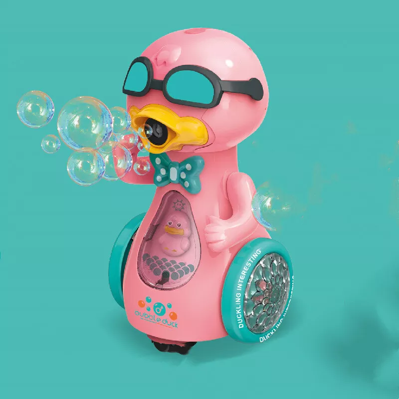 Bubble Blower, Automatic  Duck Bubble Maker Machine ,Musical Toys for Toddlers Indoor Outdoor Gift