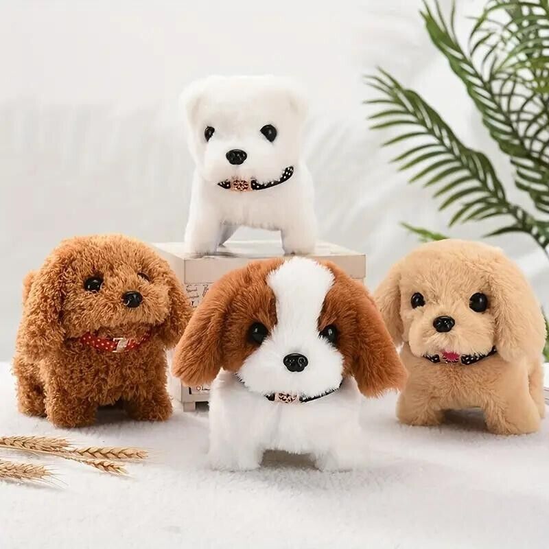 Electric Plush Pet Walking Animal with Sound Great Gift for Childrens
