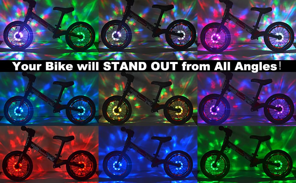Rechargeable Bike Wheel Lights