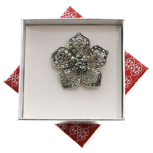 Flower Pin with Gift Box