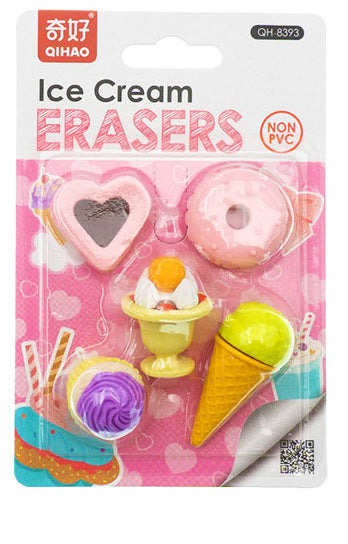 ice cream erasers
