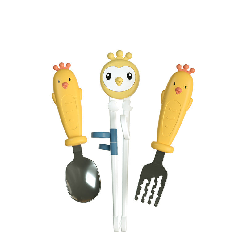 KIDS Training Chopsticks Fork Spoon Set