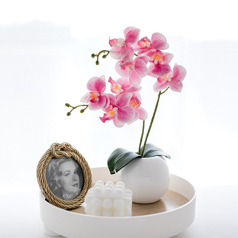 Artificial Orchid Flower with pot