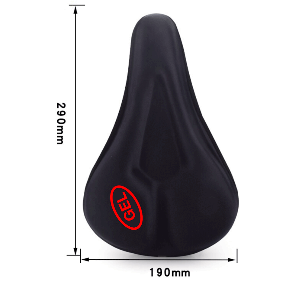 Bike Seat Cover Gel Comfort Cushion Cover Soft Padded Mountain Bicycle Saddle
